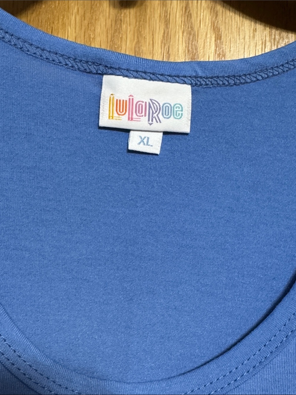 LuLaRoe Light Blue Scoop Neck Tank Top - Picture 2 of 4